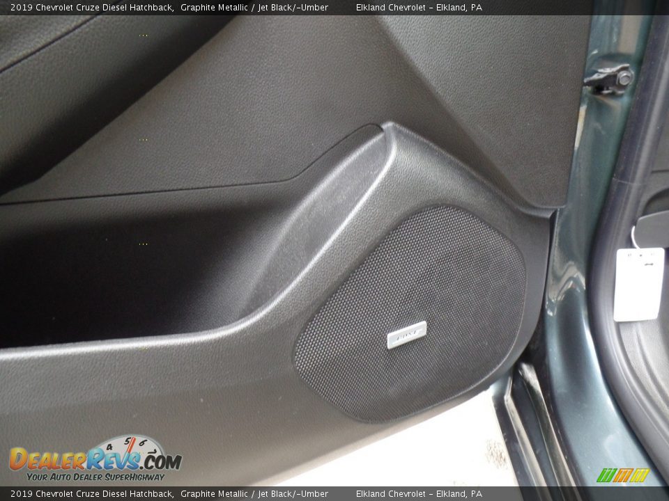 2019 Chevrolet Cruze Diesel Hatchback Graphite Metallic / Jet Black/­Umber Photo #18