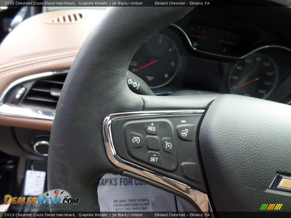 2019 Chevrolet Cruze Diesel Hatchback Steering Wheel Photo #24