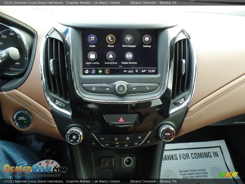 Controls of 2019 Chevrolet Cruze Diesel Hatchback Photo #26