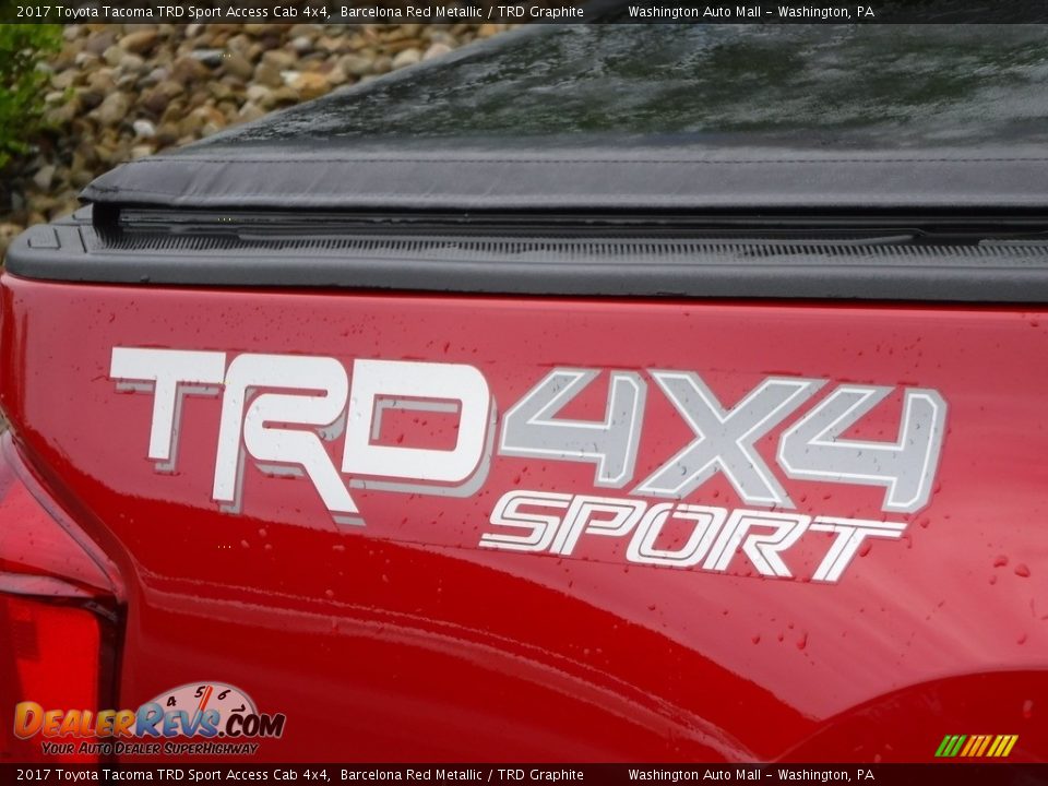2017 Toyota Tacoma TRD Sport Access Cab 4x4 Barcelona Red Metallic / TRD Graphite Photo #4