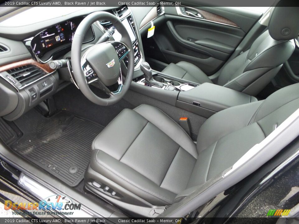 Jet Black Interior - 2019 Cadillac CTS Luxury AWD Photo #3