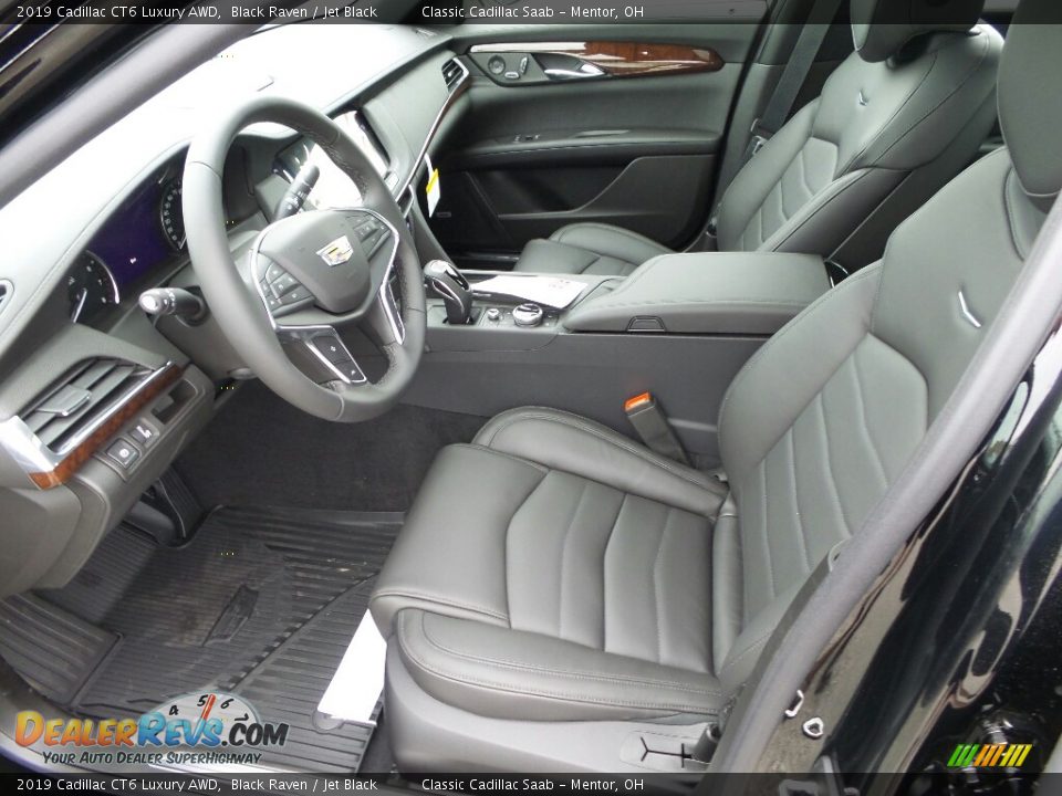 Jet Black Interior - 2019 Cadillac CT6 Luxury AWD Photo #3