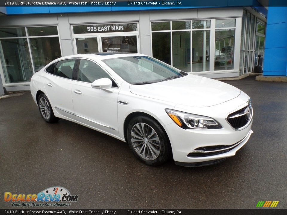 2019 Buick LaCrosse Essence AWD White Frost Tricoat / Ebony Photo #3