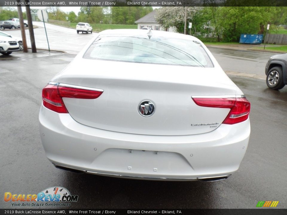 2019 Buick LaCrosse Essence AWD White Frost Tricoat / Ebony Photo #6