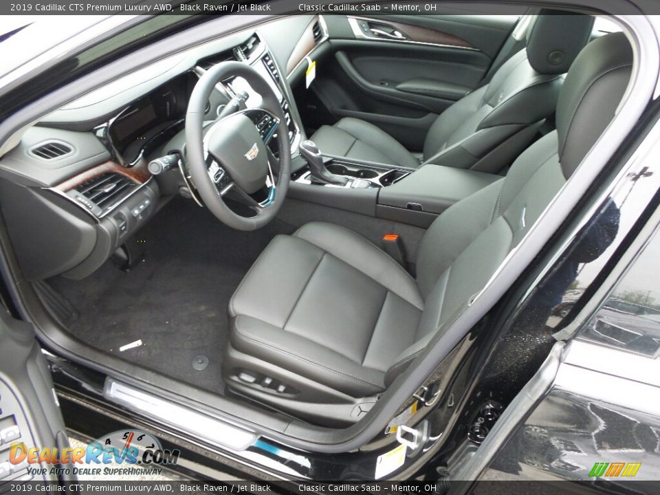 Jet Black Interior - 2019 Cadillac CTS Premium Luxury AWD Photo #3