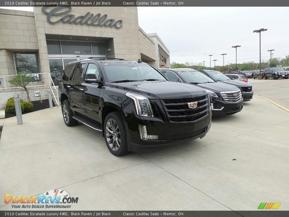 2019 Cadillac Escalade Luxury 4WD Black Raven / Jet Black Photo #1