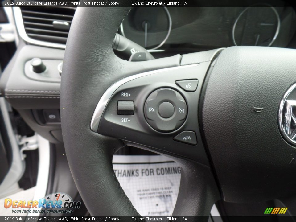 2019 Buick LaCrosse Essence AWD Steering Wheel Photo #20