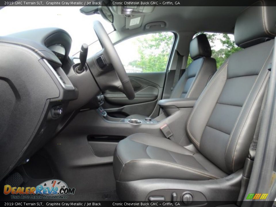Jet Black Interior - 2019 GMC Terrain SLT Photo #14