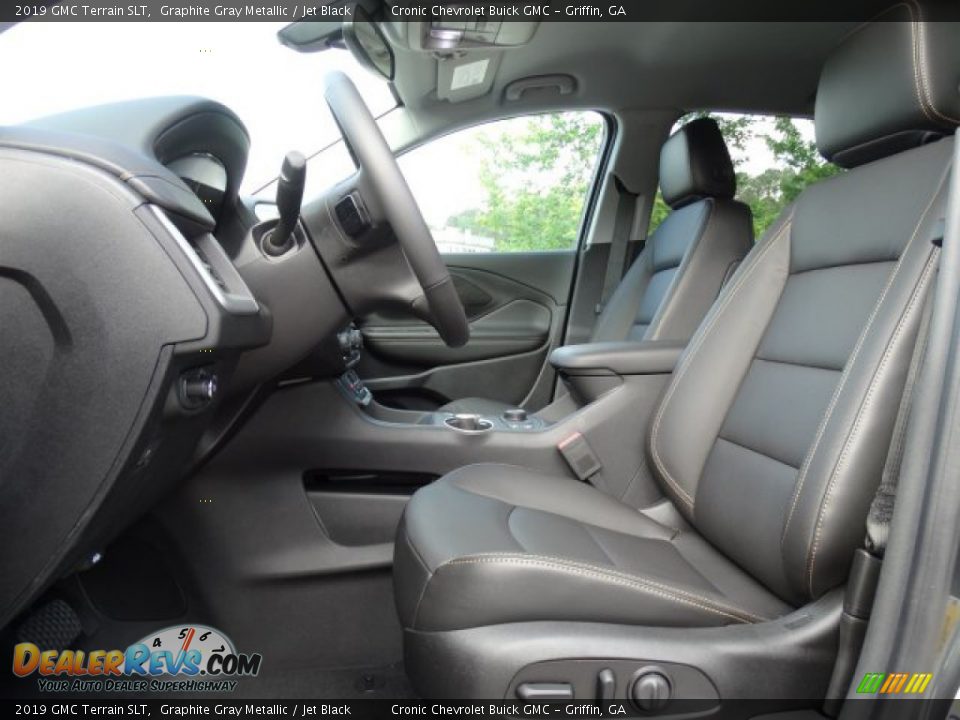 Jet Black Interior - 2019 GMC Terrain SLT Photo #14