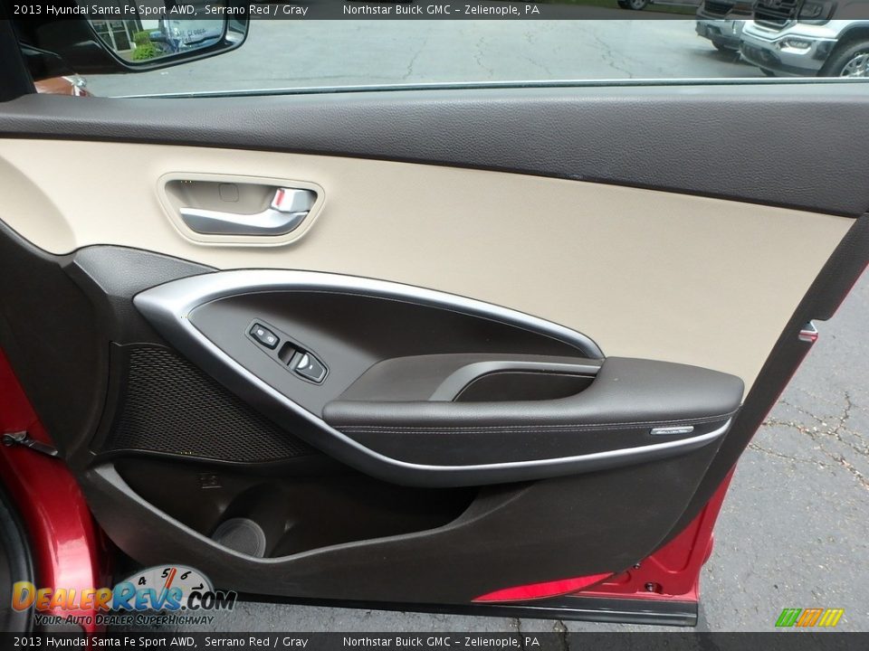 2013 Hyundai Santa Fe Sport AWD Serrano Red / Gray Photo #7