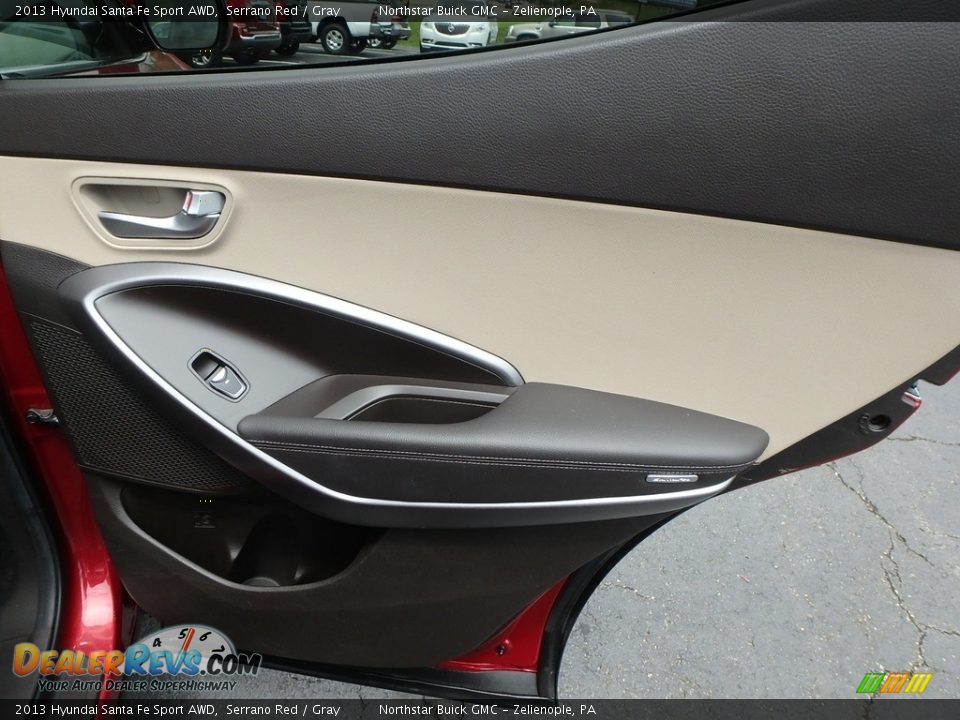 2013 Hyundai Santa Fe Sport AWD Serrano Red / Gray Photo #8