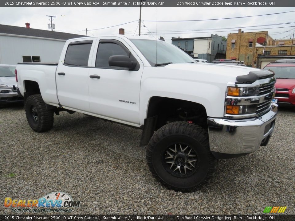 2015 Chevrolet Silverado 2500HD WT Crew Cab 4x4 Summit White / Jet Black/Dark Ash Photo #4