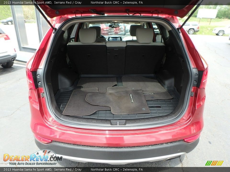 2013 Hyundai Santa Fe Sport AWD Serrano Red / Gray Photo #10