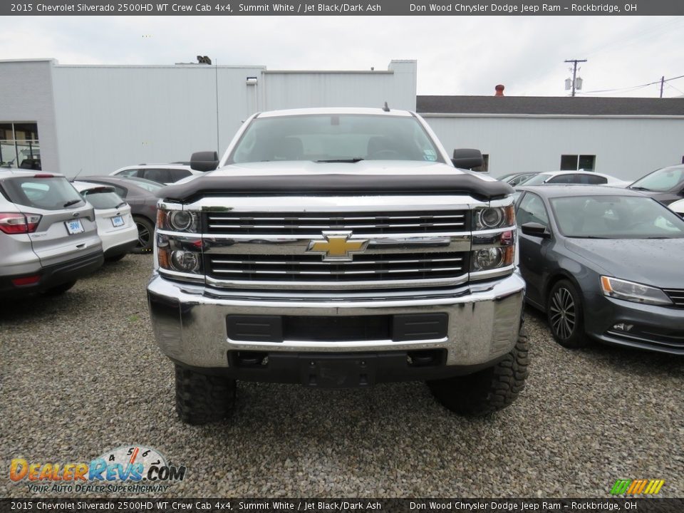 2015 Chevrolet Silverado 2500HD WT Crew Cab 4x4 Summit White / Jet Black/Dark Ash Photo #5