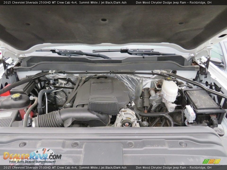 2015 Chevrolet Silverado 2500HD WT Crew Cab 4x4 Summit White / Jet Black/Dark Ash Photo #7