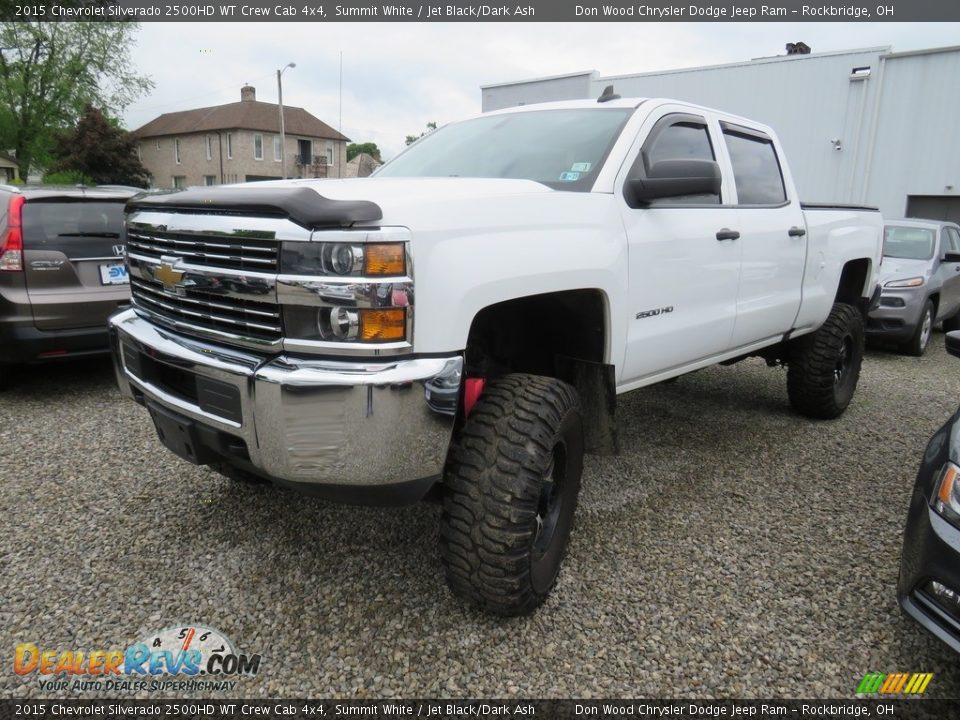2015 Chevrolet Silverado 2500HD WT Crew Cab 4x4 Summit White / Jet Black/Dark Ash Photo #8