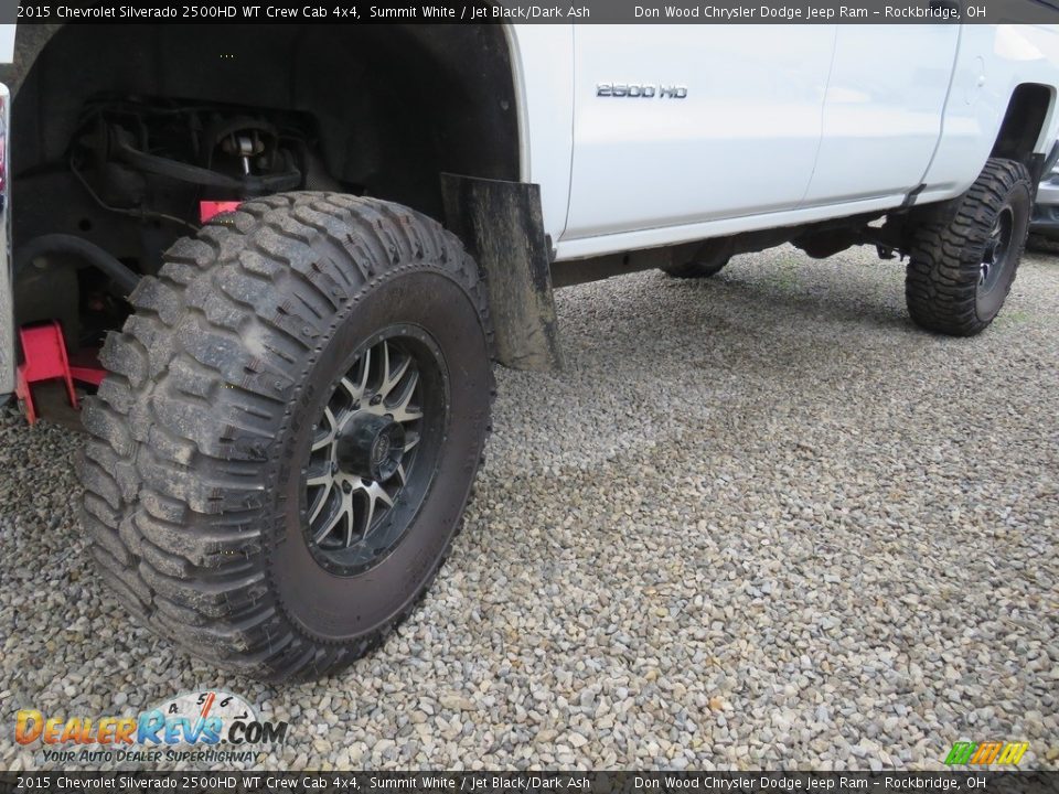 2015 Chevrolet Silverado 2500HD WT Crew Cab 4x4 Summit White / Jet Black/Dark Ash Photo #9
