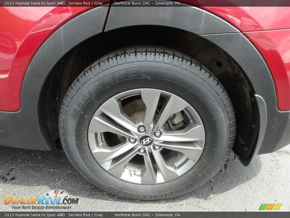 2013 Hyundai Santa Fe Sport AWD Serrano Red / Gray Photo #14
