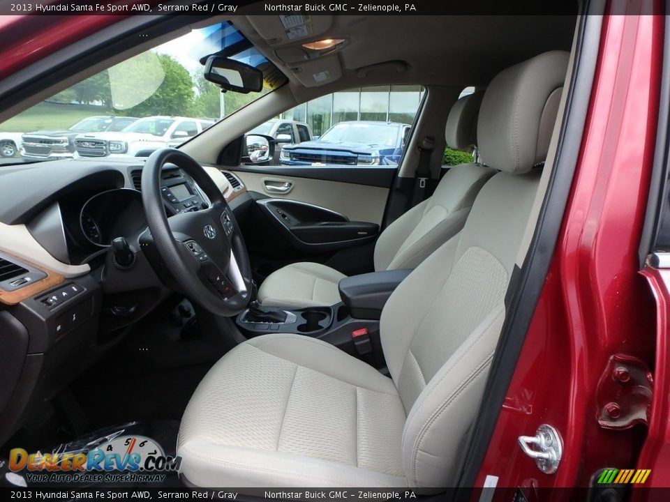 2013 Hyundai Santa Fe Sport AWD Serrano Red / Gray Photo #15