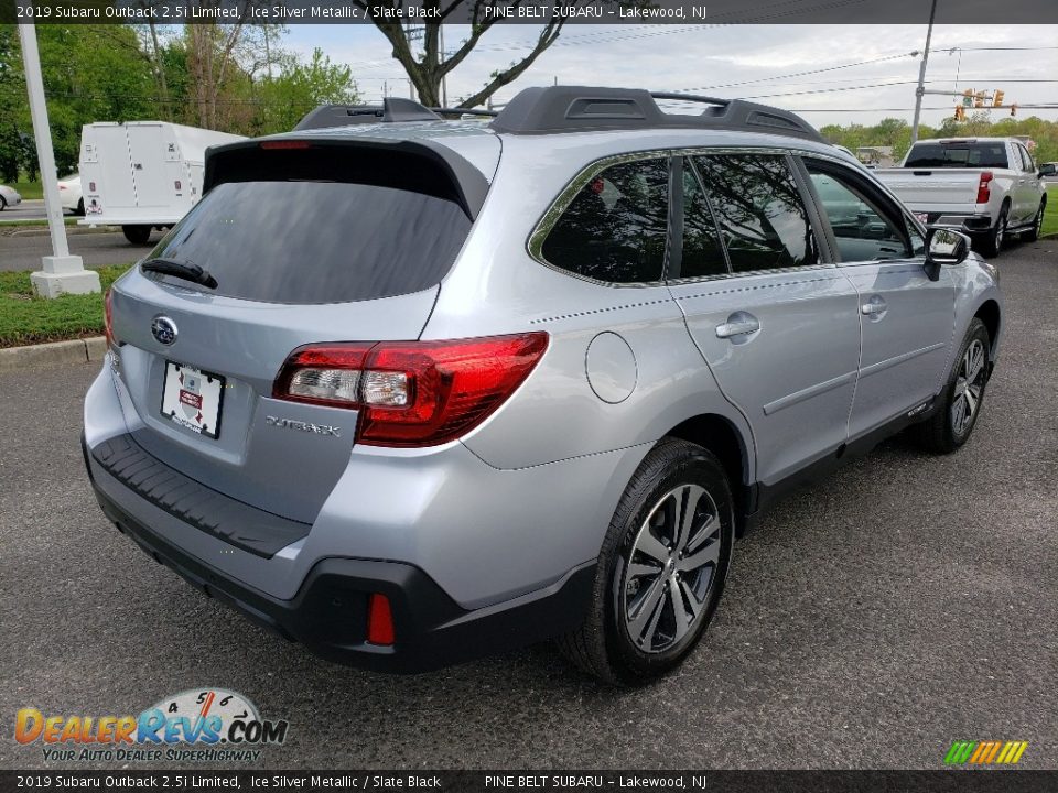 2019 Subaru Outback 2.5i Limited Ice Silver Metallic / Slate Black Photo #7