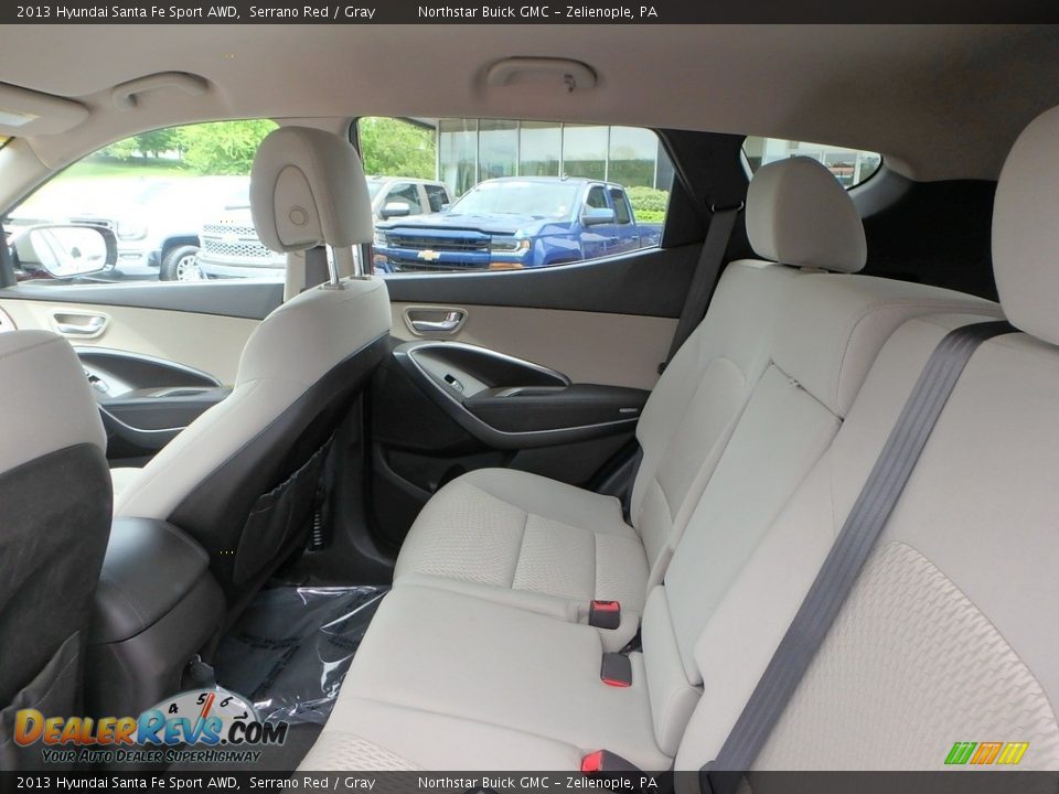 2013 Hyundai Santa Fe Sport AWD Serrano Red / Gray Photo #16