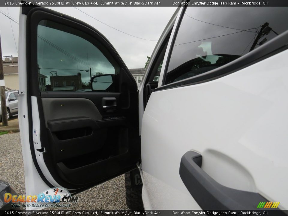 2015 Chevrolet Silverado 2500HD WT Crew Cab 4x4 Summit White / Jet Black/Dark Ash Photo #17