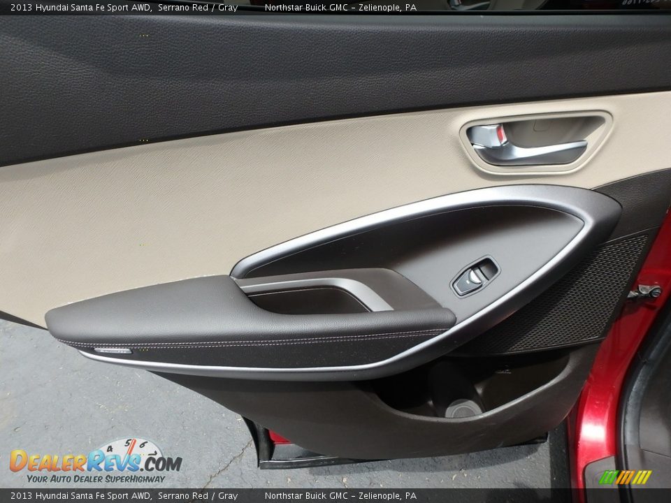 2013 Hyundai Santa Fe Sport AWD Serrano Red / Gray Photo #18