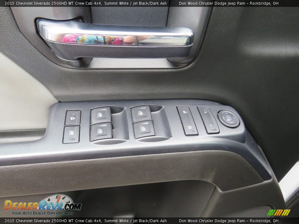 2015 Chevrolet Silverado 2500HD WT Crew Cab 4x4 Summit White / Jet Black/Dark Ash Photo #18