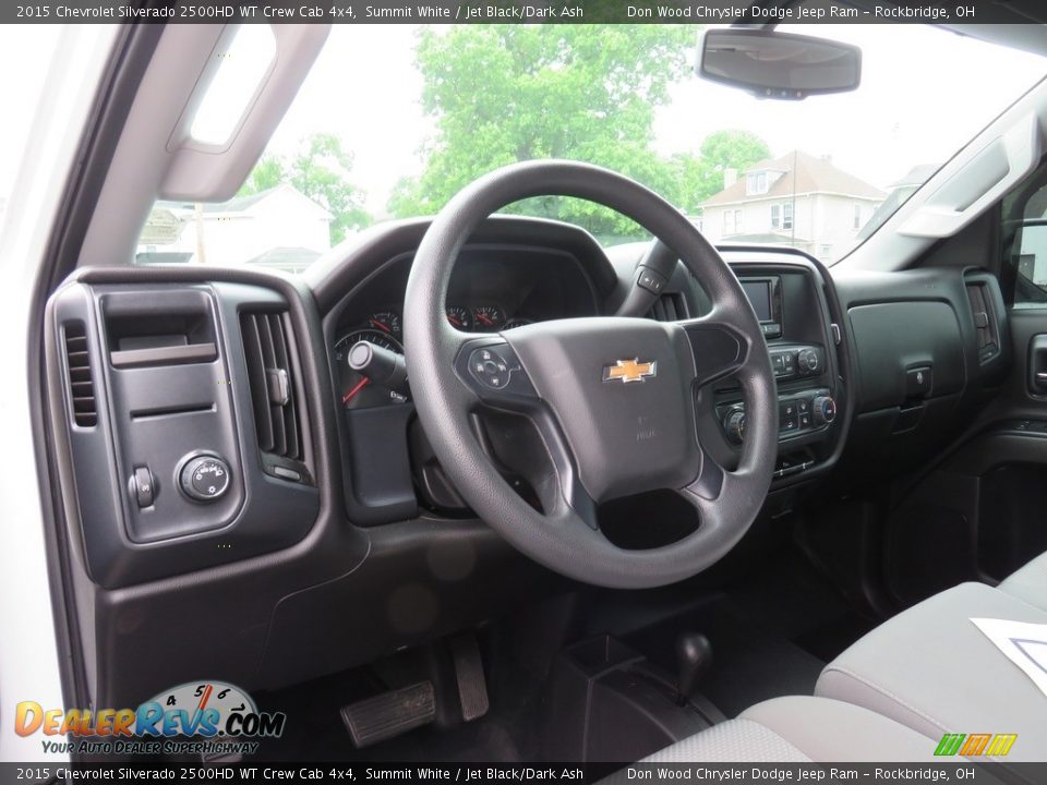 2015 Chevrolet Silverado 2500HD WT Crew Cab 4x4 Summit White / Jet Black/Dark Ash Photo #20