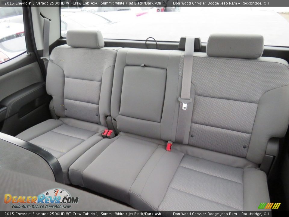 2015 Chevrolet Silverado 2500HD WT Crew Cab 4x4 Summit White / Jet Black/Dark Ash Photo #22