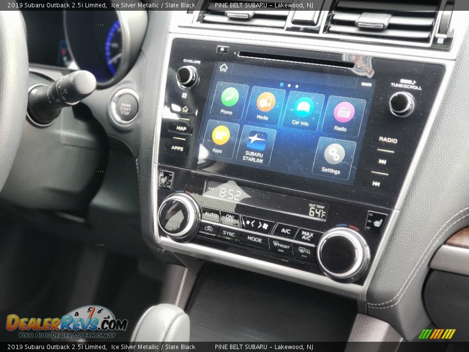 2019 Subaru Outback 2.5i Limited Ice Silver Metallic / Slate Black Photo #14
