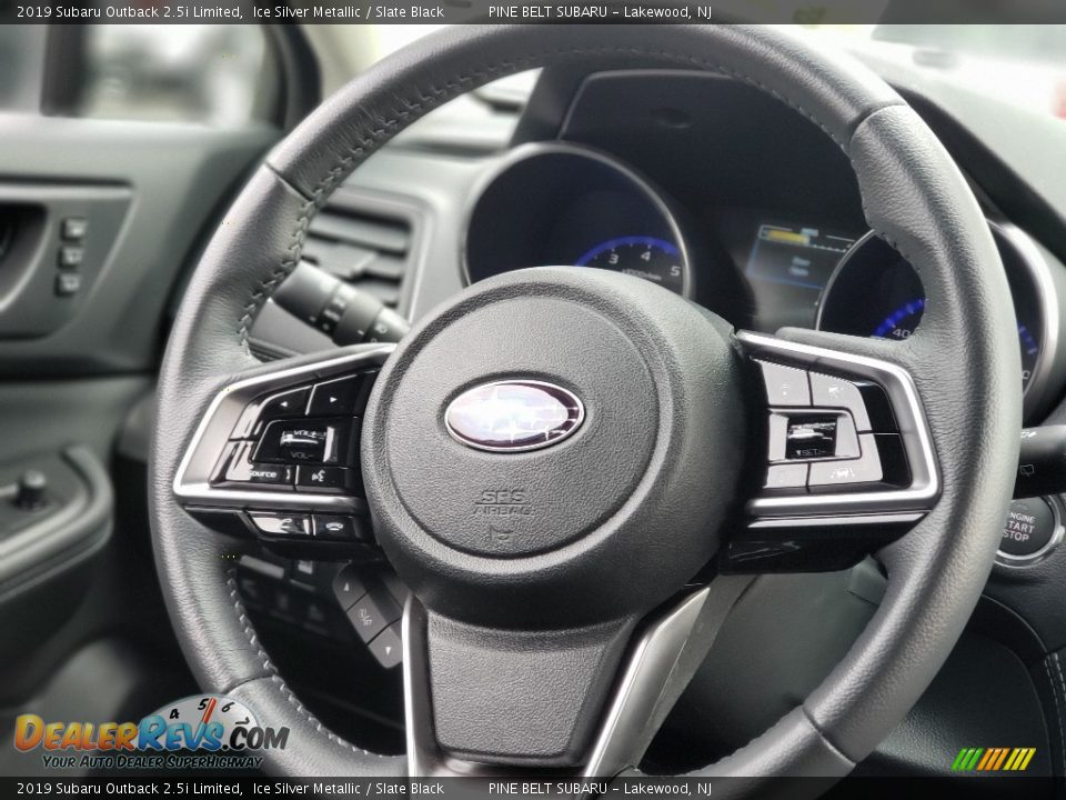 2019 Subaru Outback 2.5i Limited Ice Silver Metallic / Slate Black Photo #15