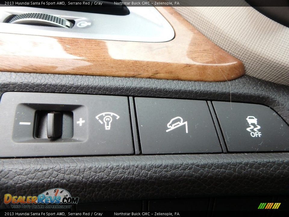 2013 Hyundai Santa Fe Sport AWD Serrano Red / Gray Photo #22