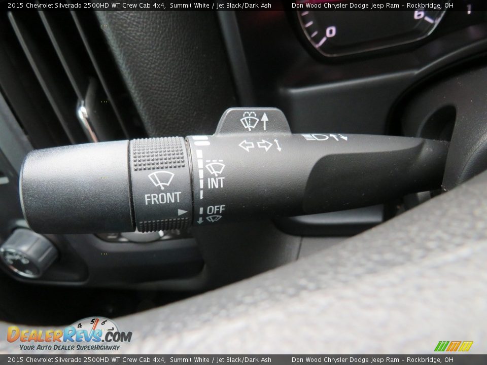 2015 Chevrolet Silverado 2500HD WT Crew Cab 4x4 Summit White / Jet Black/Dark Ash Photo #25