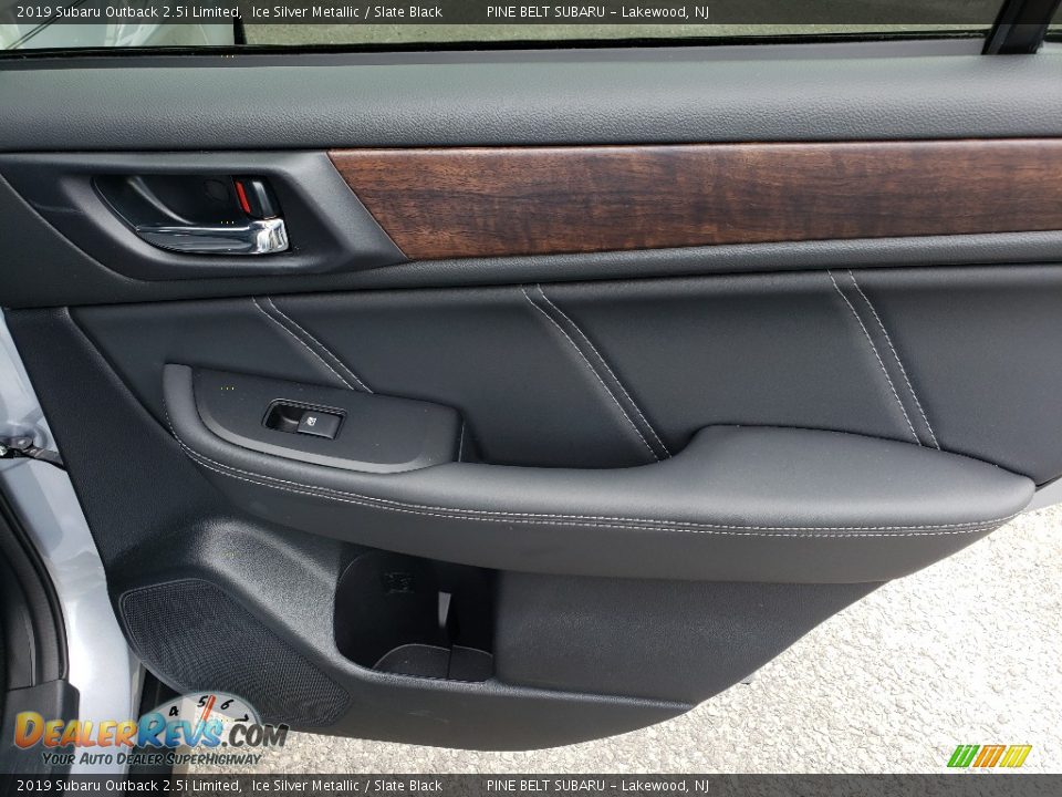 2019 Subaru Outback 2.5i Limited Ice Silver Metallic / Slate Black Photo #16