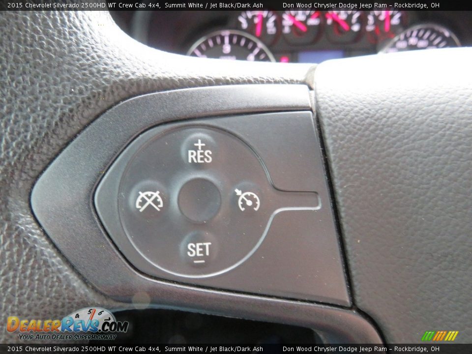 2015 Chevrolet Silverado 2500HD WT Crew Cab 4x4 Summit White / Jet Black/Dark Ash Photo #26