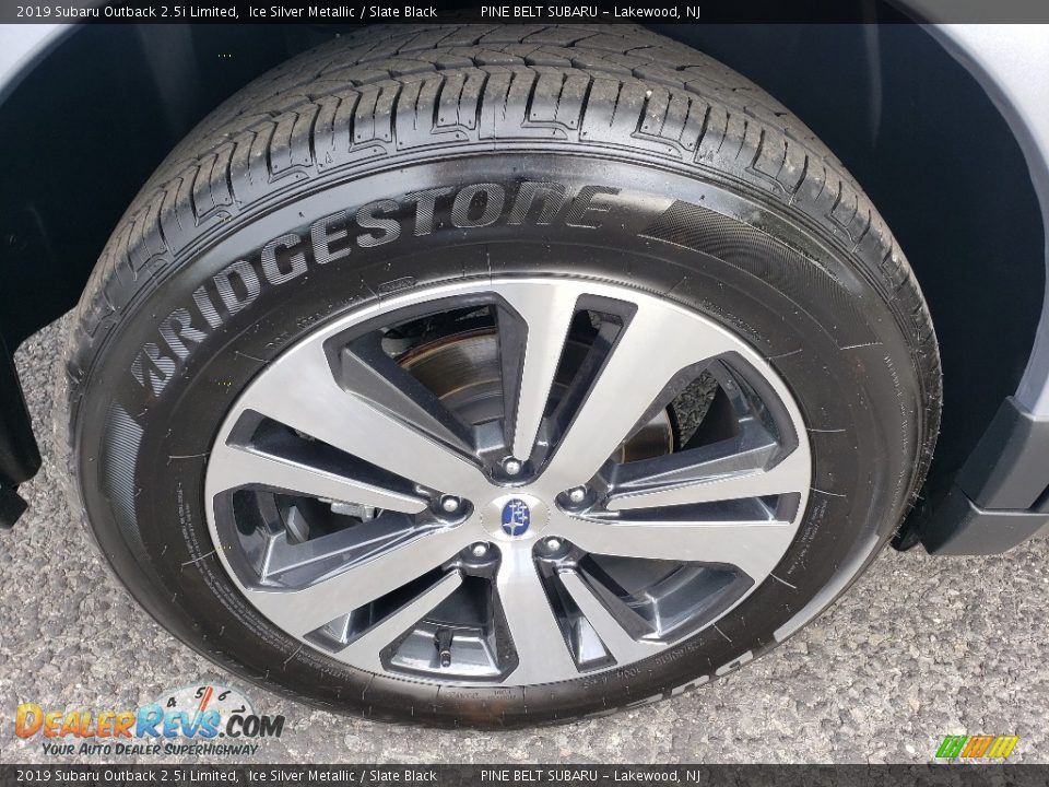2019 Subaru Outback 2.5i Limited Ice Silver Metallic / Slate Black Photo #18