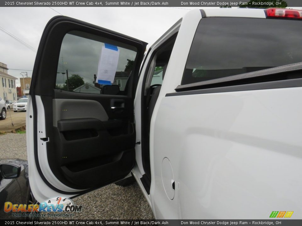2015 Chevrolet Silverado 2500HD WT Crew Cab 4x4 Summit White / Jet Black/Dark Ash Photo #29