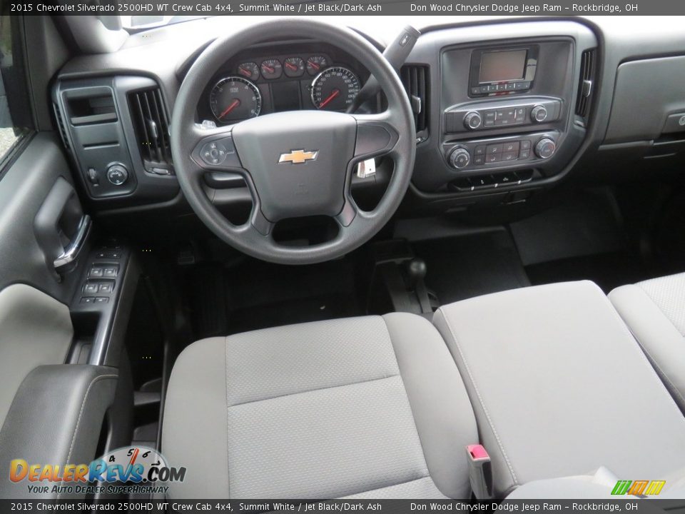 2015 Chevrolet Silverado 2500HD WT Crew Cab 4x4 Summit White / Jet Black/Dark Ash Photo #31