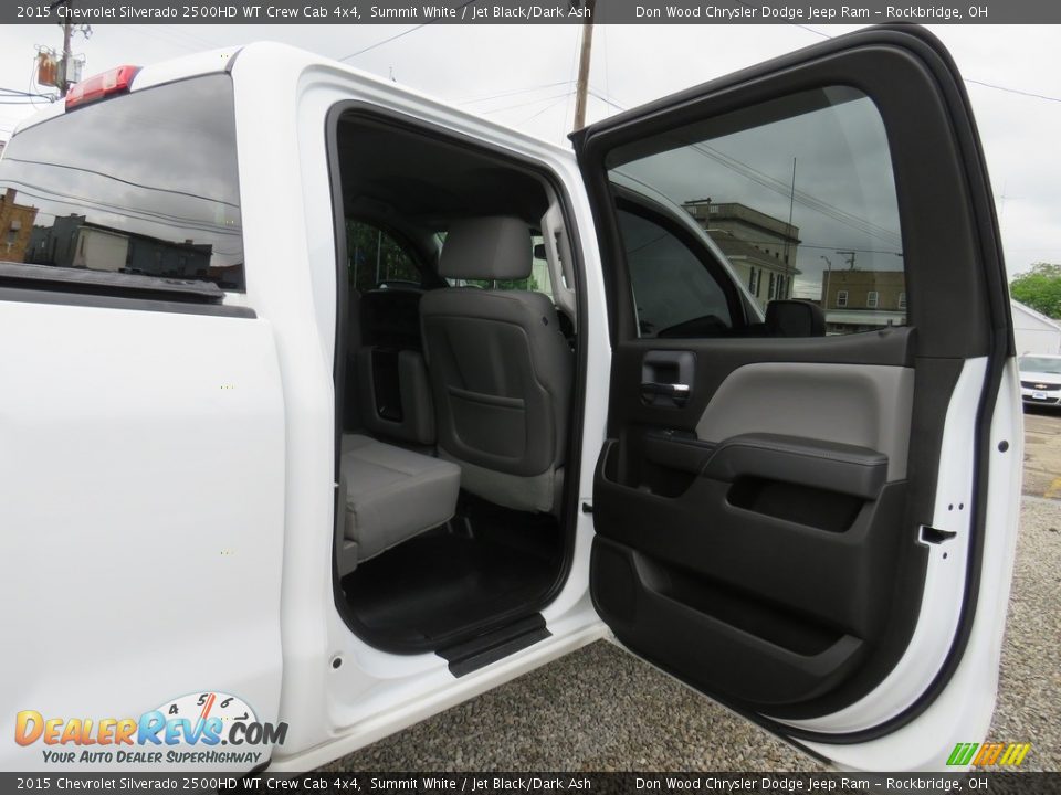 2015 Chevrolet Silverado 2500HD WT Crew Cab 4x4 Summit White / Jet Black/Dark Ash Photo #32