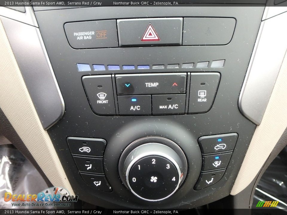 2013 Hyundai Santa Fe Sport AWD Serrano Red / Gray Photo #27