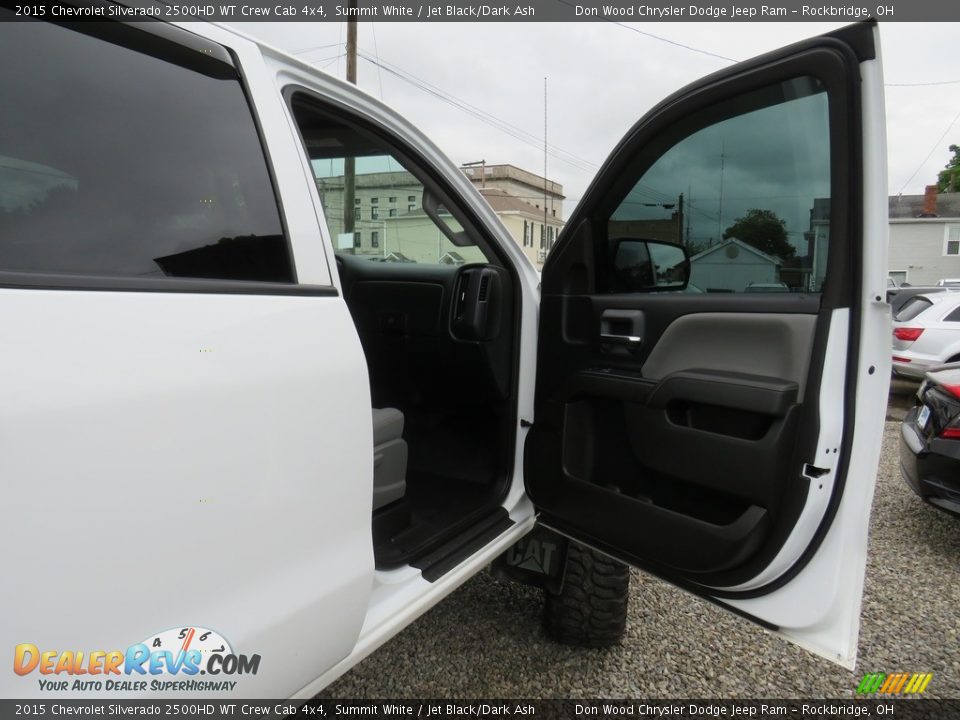 2015 Chevrolet Silverado 2500HD WT Crew Cab 4x4 Summit White / Jet Black/Dark Ash Photo #34