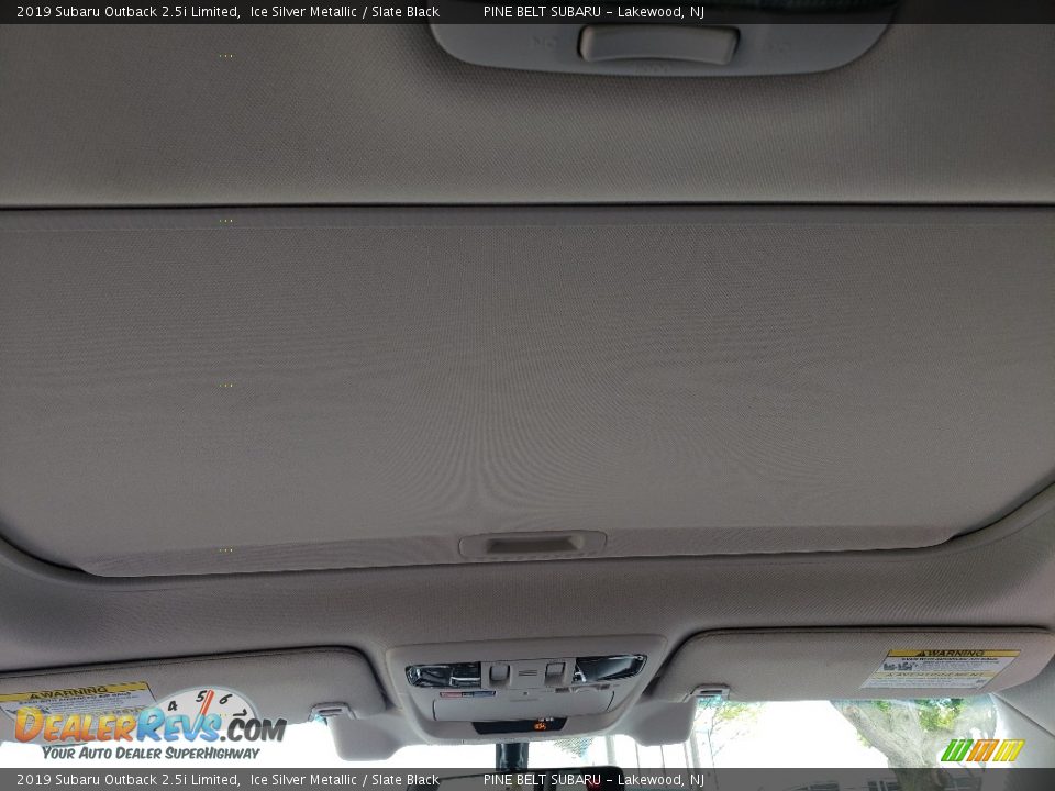 2019 Subaru Outback 2.5i Limited Ice Silver Metallic / Slate Black Photo #24