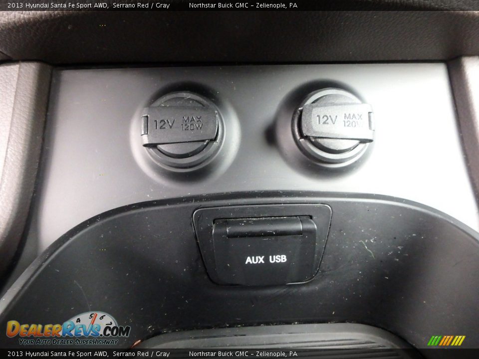 2013 Hyundai Santa Fe Sport AWD Serrano Red / Gray Photo #29