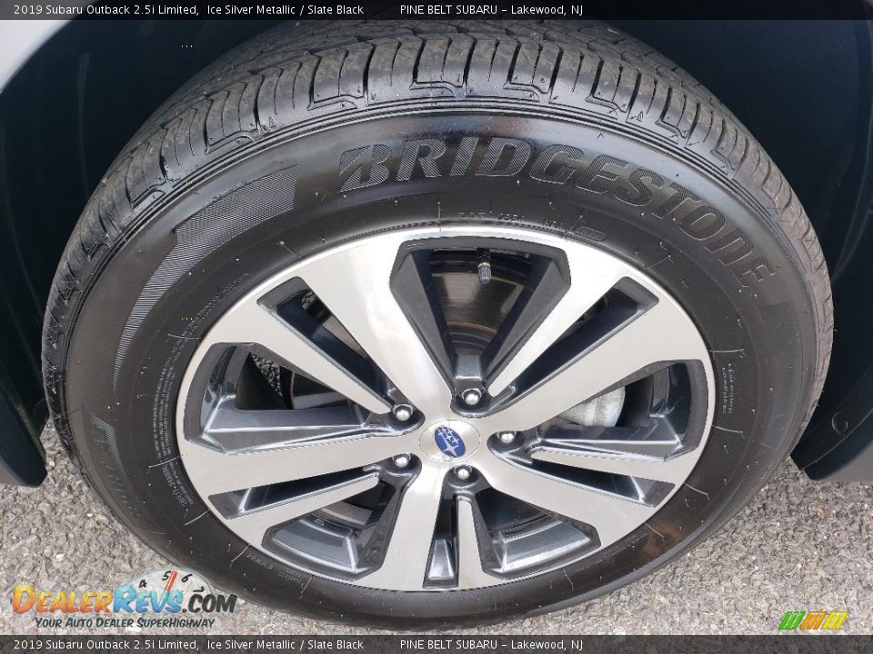 2019 Subaru Outback 2.5i Limited Ice Silver Metallic / Slate Black Photo #25