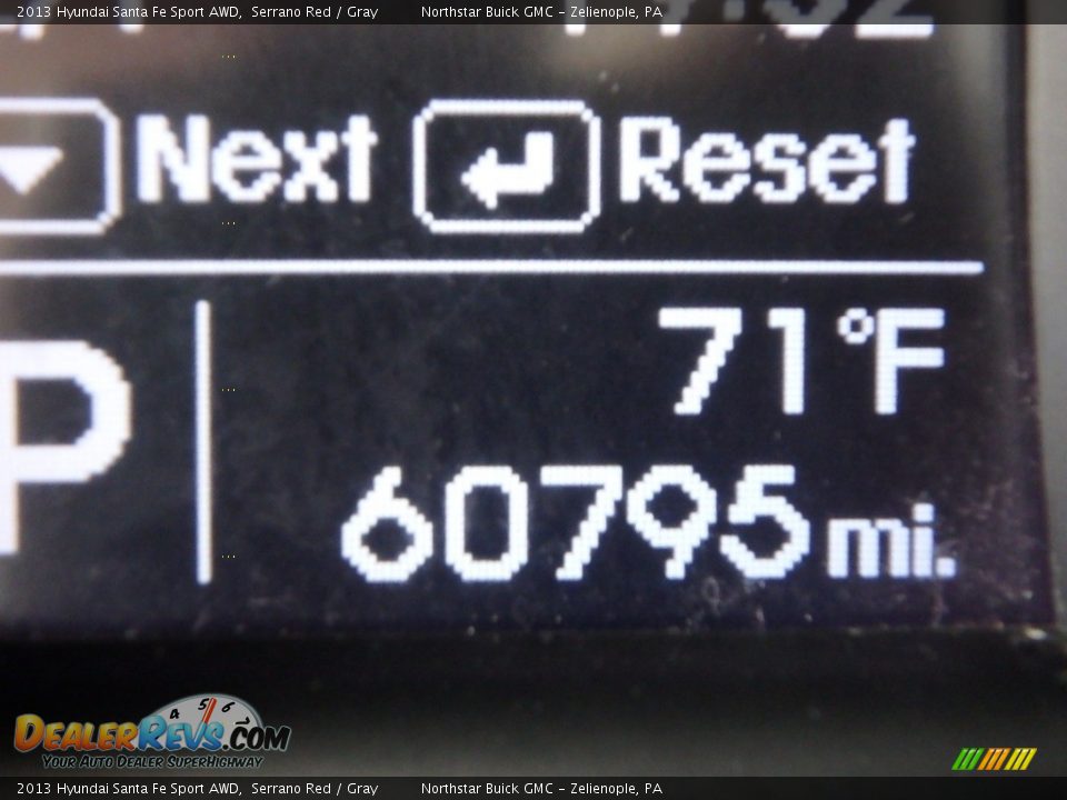 2013 Hyundai Santa Fe Sport AWD Serrano Red / Gray Photo #30