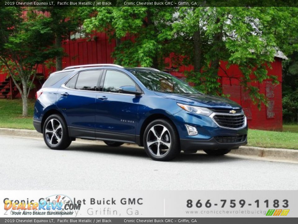 2019 Chevrolet Equinox LT Pacific Blue Metallic / Jet Black Photo #1