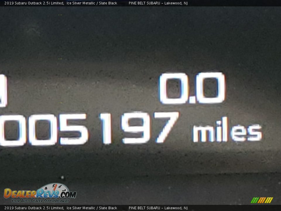 2019 Subaru Outback 2.5i Limited Ice Silver Metallic / Slate Black Photo #31