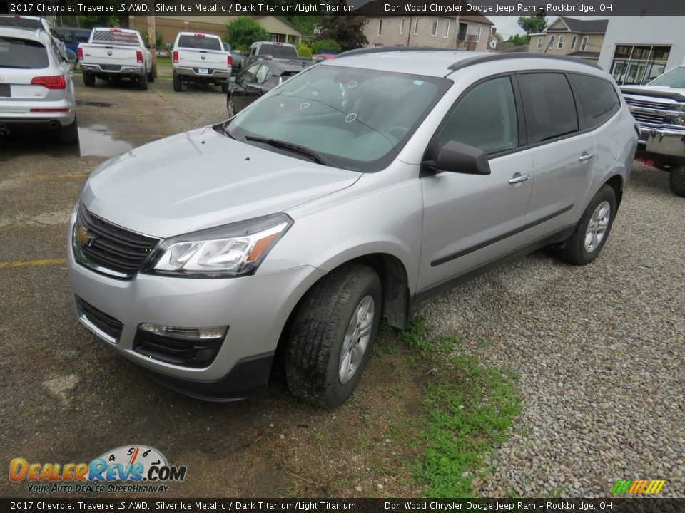 2017 Chevrolet Traverse LS AWD Silver Ice Metallic / Dark Titanium/Light Titanium Photo #7