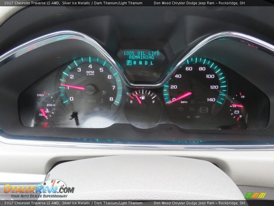 2017 Chevrolet Traverse LS AWD Silver Ice Metallic / Dark Titanium/Light Titanium Photo #21